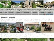 Tablet Screenshot of lachanduriere.com
